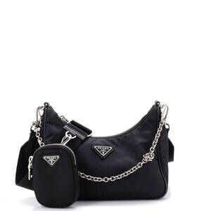 Prada Small Re-Edition 2005 Shoulder Bag Tessuto